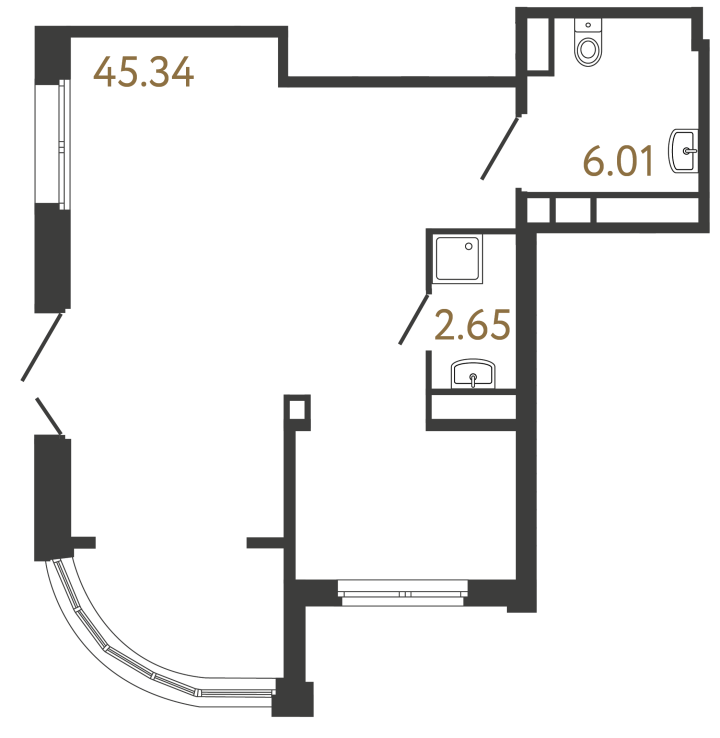 Помещение №965 - 54 м²