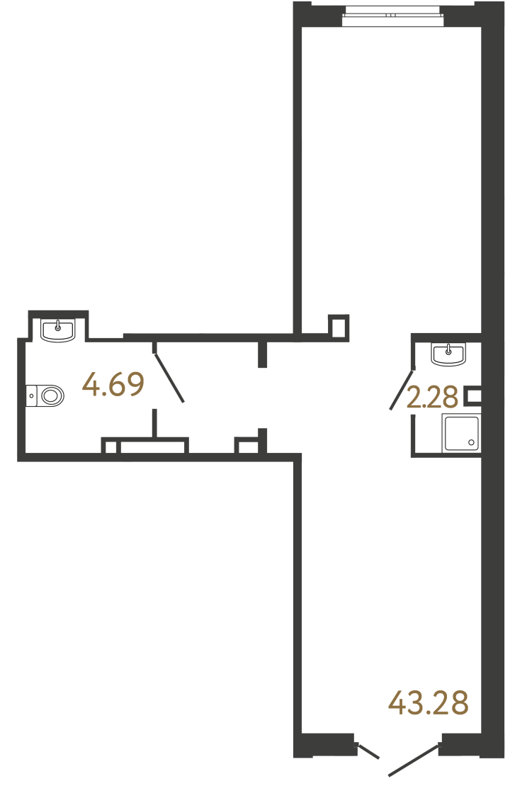 Помещение №961 - 50.25 м²