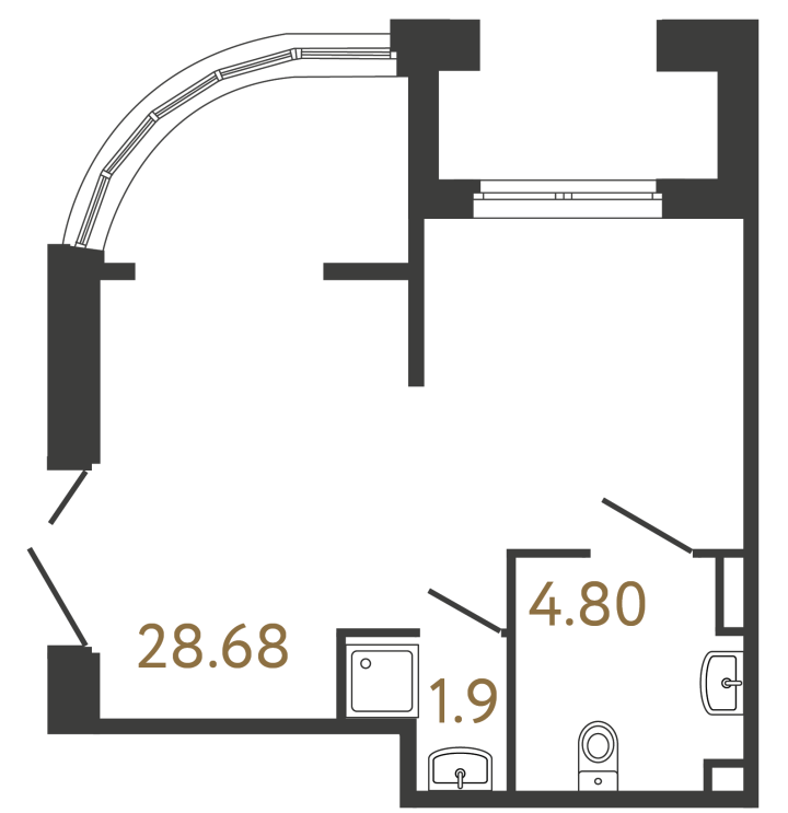Помещение №966 - 35.38 м²