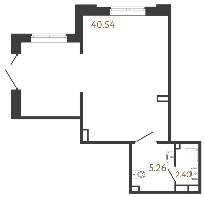 Помещение №949 - 48.2 м²