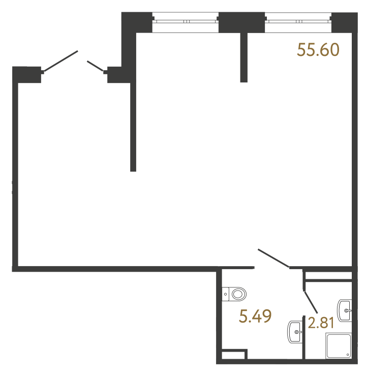 Помещение №950 - 63.9 м²