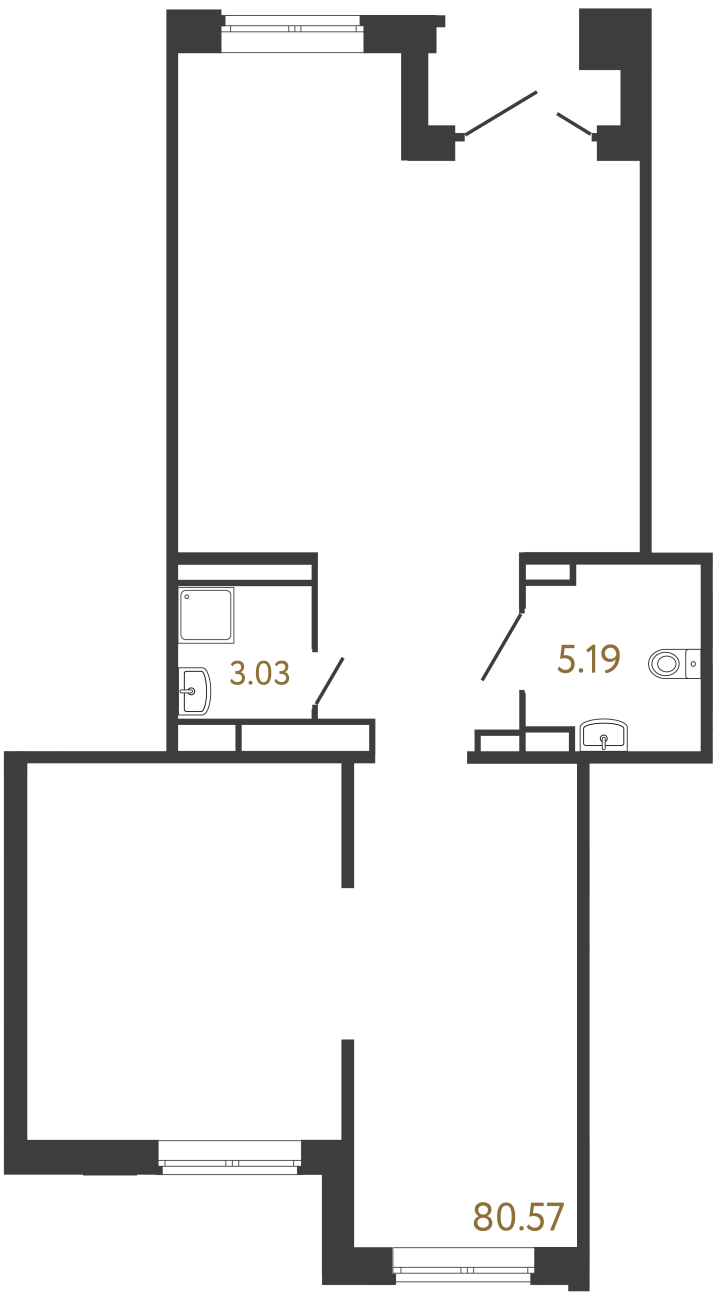 Помещение №951 - 88.79 м²