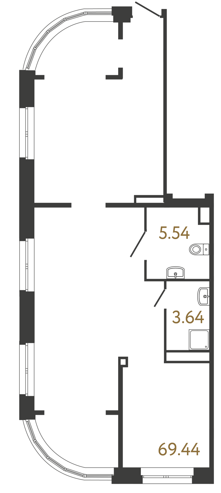 Помещение №972 - 78.62 м²