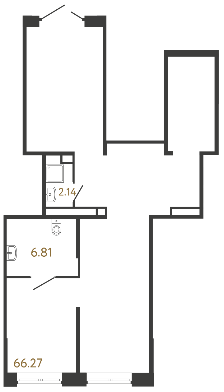 Помещение №952 - 75.22 м²
